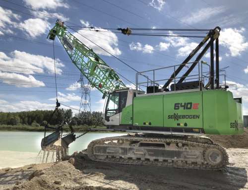 Dragline sur Sennebogen